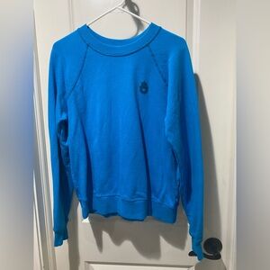 Spiritual Gangster Azul turquoise Crew Neck Hamsa Sweatshirt